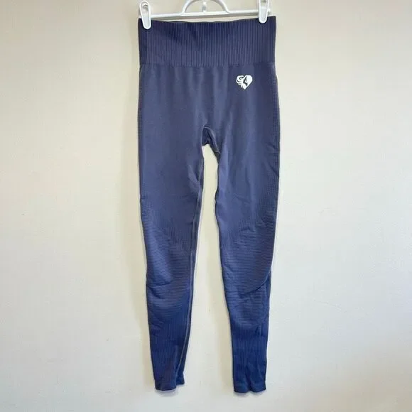 Women’s Best Dark Gray Seamless Leggings Medium Women Athletic - Picture 1 of 9